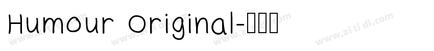 Humour Original字体转换